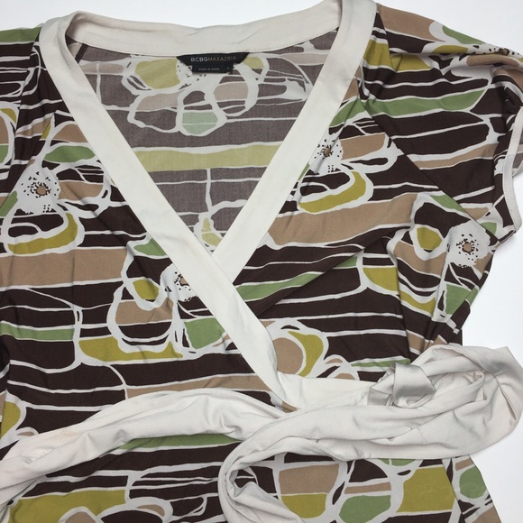 MCMG Maxazria Women's Brown/Green/Tan Large - Picture 4 of 6